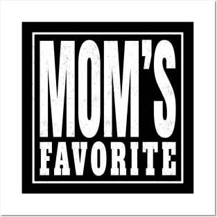 Moms Favorite - Square Grunge Posters and Art